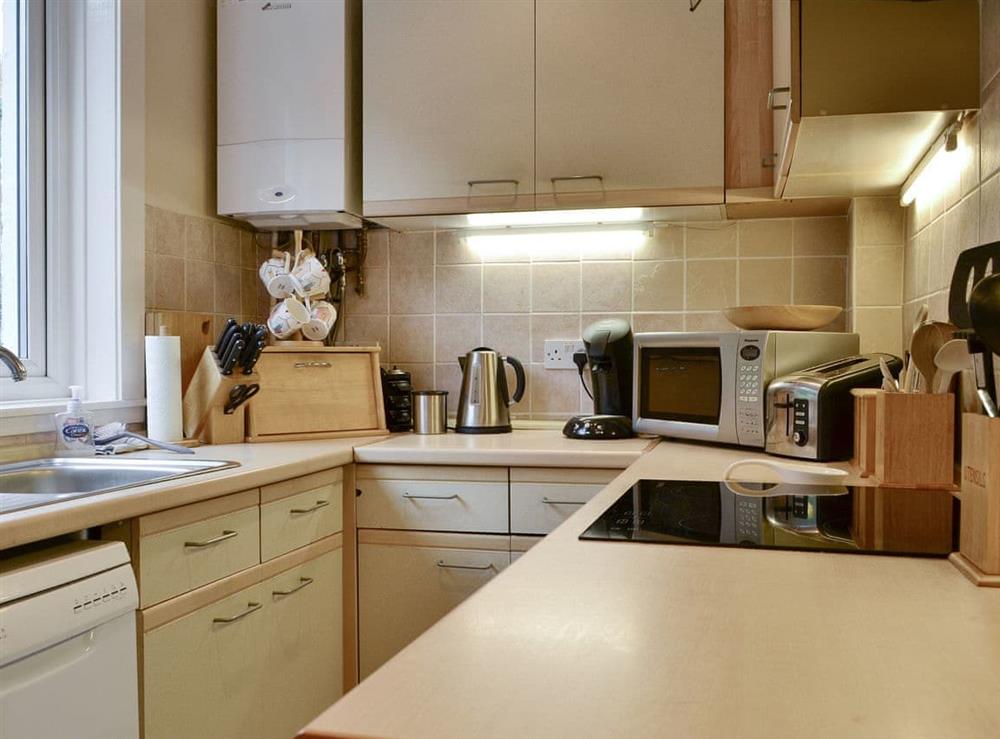 Well-equipped kitchen at Seal View in Burnmouth, near Eyemouth, Berwickshire