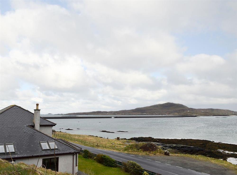 The cottage is close to the causeway between South Uist and Eriskay