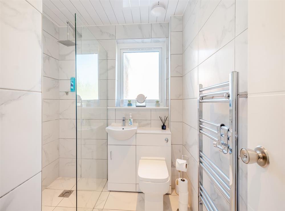 Shower room at Seamill Cottage in Seamill, near West Kilbride, Ayrshire