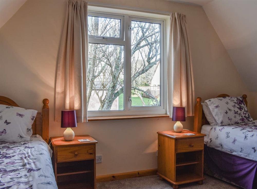 Twin bedroom at Seanicview Lodge in Callington and the Tamar Valley, Cornwall