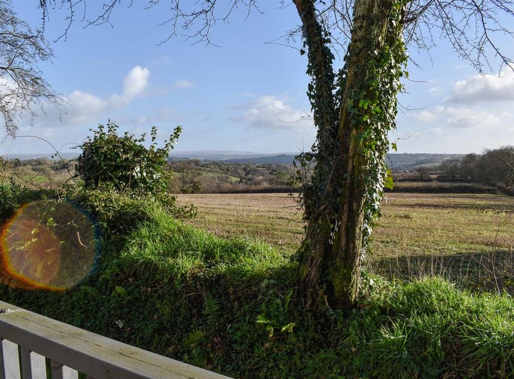 View at Seanicview Lodge in Callington and the Tamar Valley, Cornwall