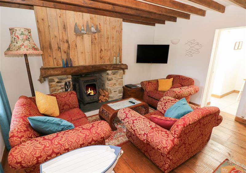 Relax in the living area at Seapickle Cottage, Llangwm