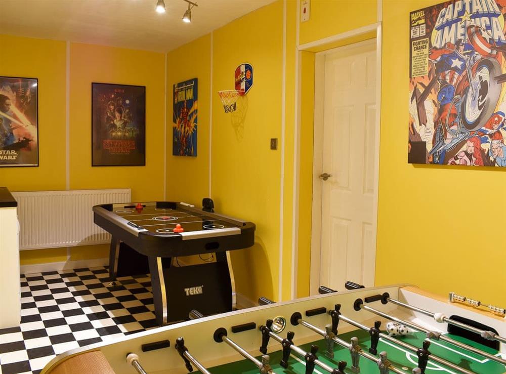 Games room at Seapoint House in Thornton-Cleveleys, Lancashire