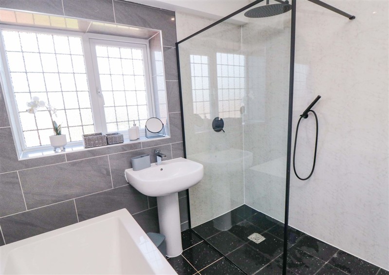 This is the bathroom at Seas The Day, Filey