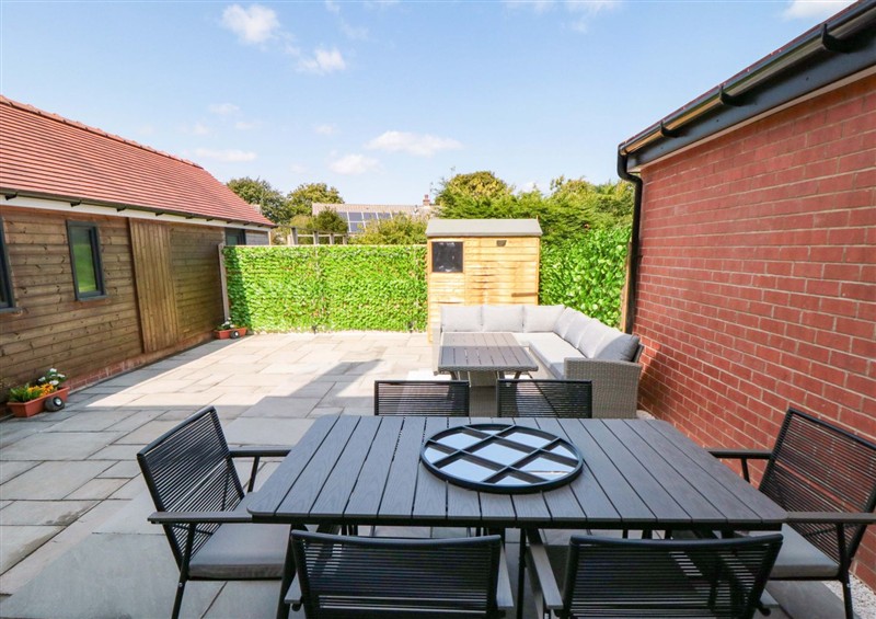 This is the garden at Seas The Day, Filey