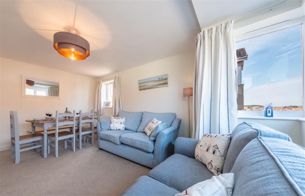 Sitting room and dining area at Seas the Day, Sheringham
