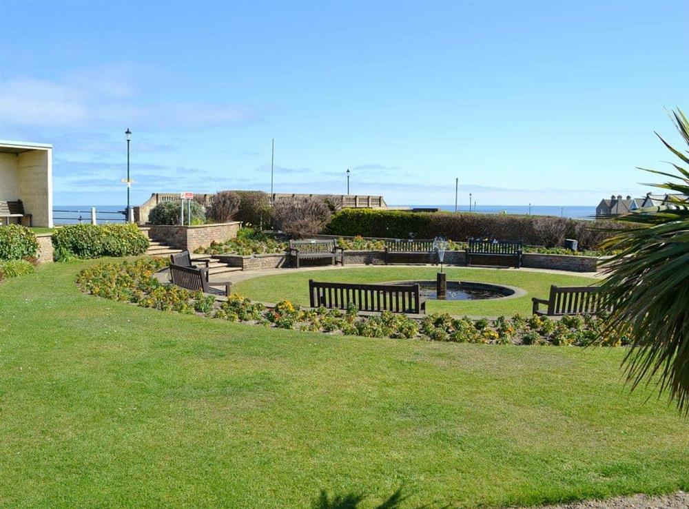 Nearby gardens and Sheringham promenade at Seasands in Sheringham, Norfolk