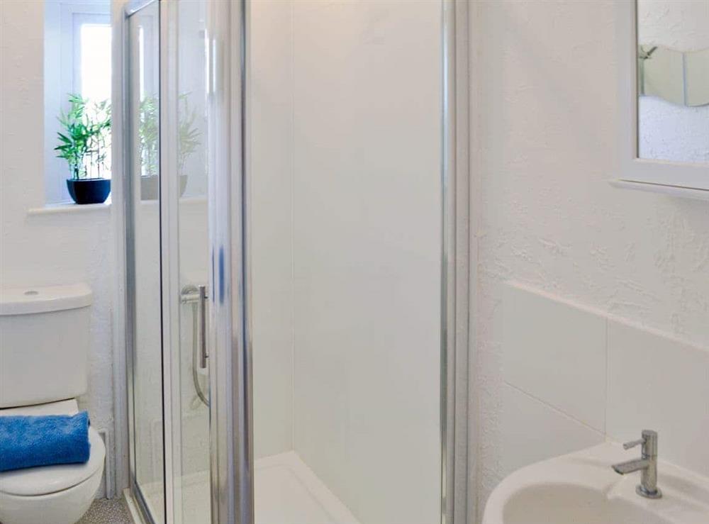 Shower room at Seasands in Sheringham, Norfolk