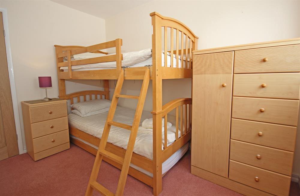 Bunk bedded room at Seascape (Hope Cove) in 23 Weymouth Park, Hope Cove