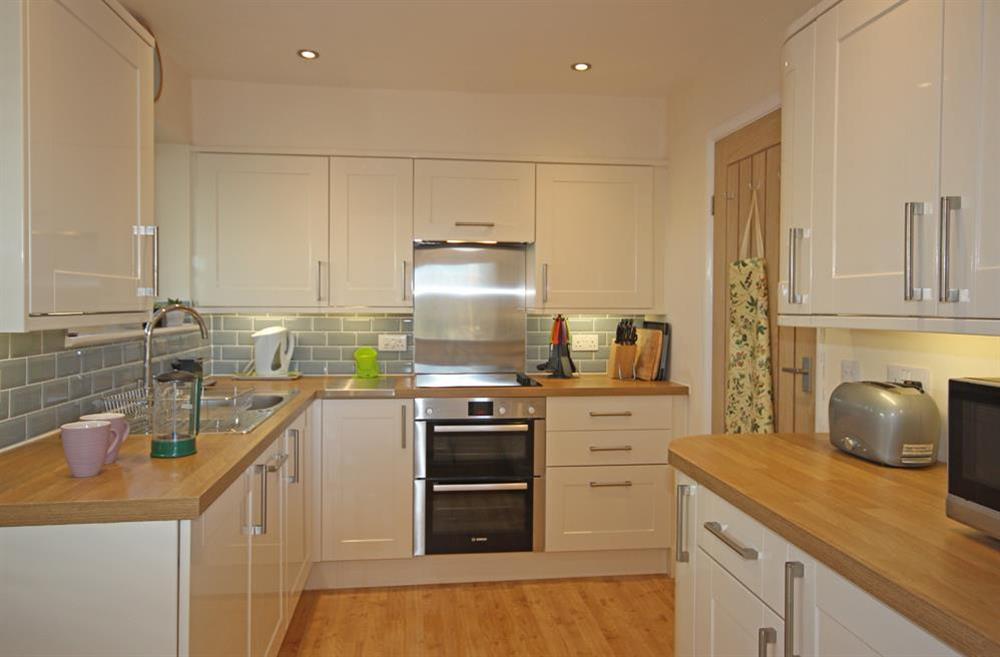 Newly refurbished kitchen (2015) at Seascape (Hope Cove) in 23 Weymouth Park, Hope Cove