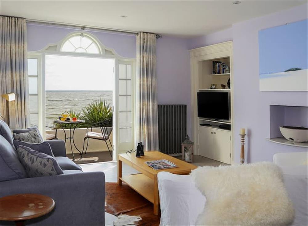 Living room at Seascape Apartment in Sandgate, Kent