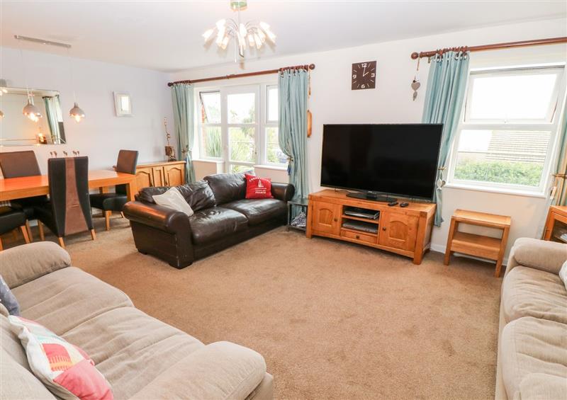 Relax in the living area at Seascape, Benllech