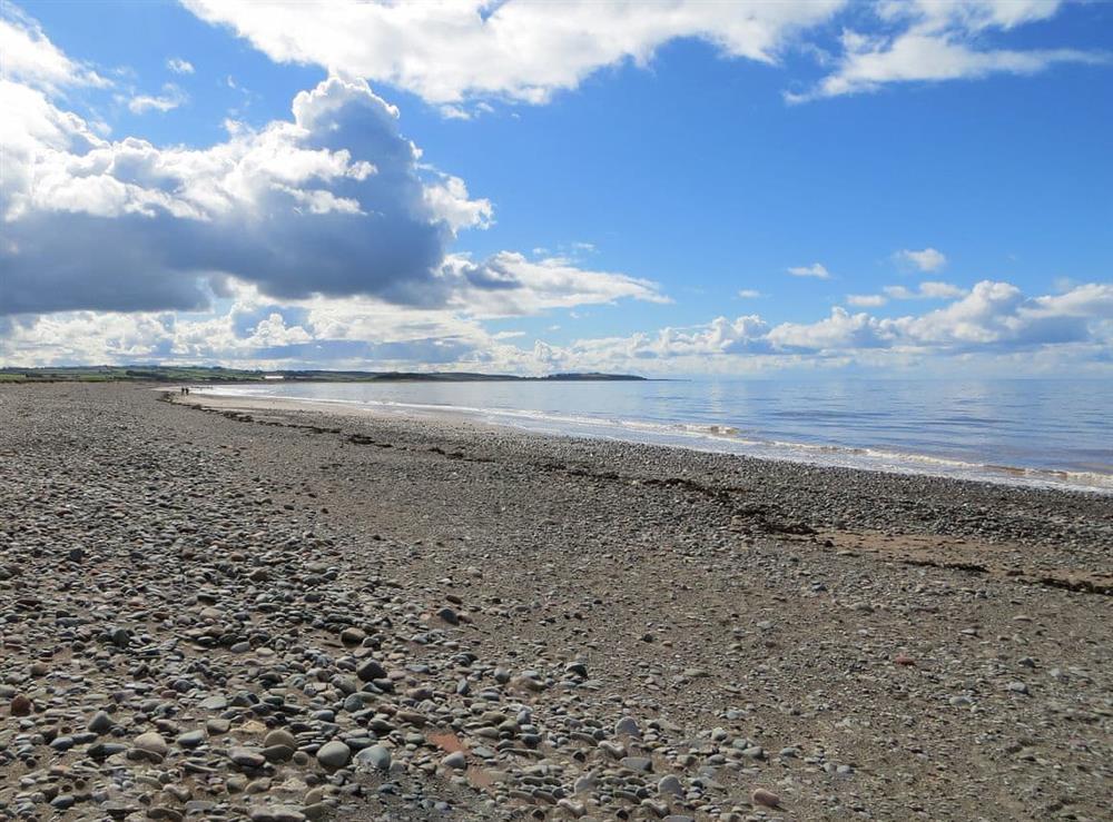 The local beach at Allonby at Seascape Cottage in Allonby, near Maryport, Cumbria