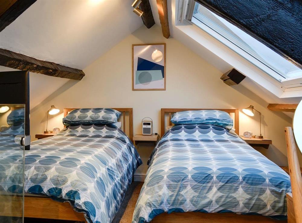 Wonderful second floor twin bedded room at Seascape Cottage in Allonby, near Maryport, Cumbria