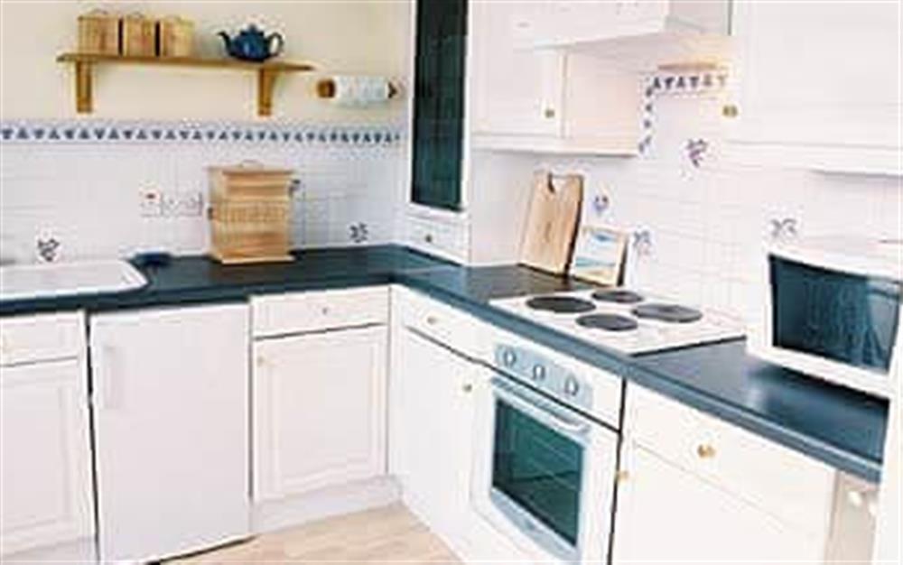 Kitchen at Seascape in Exmouth, Devon