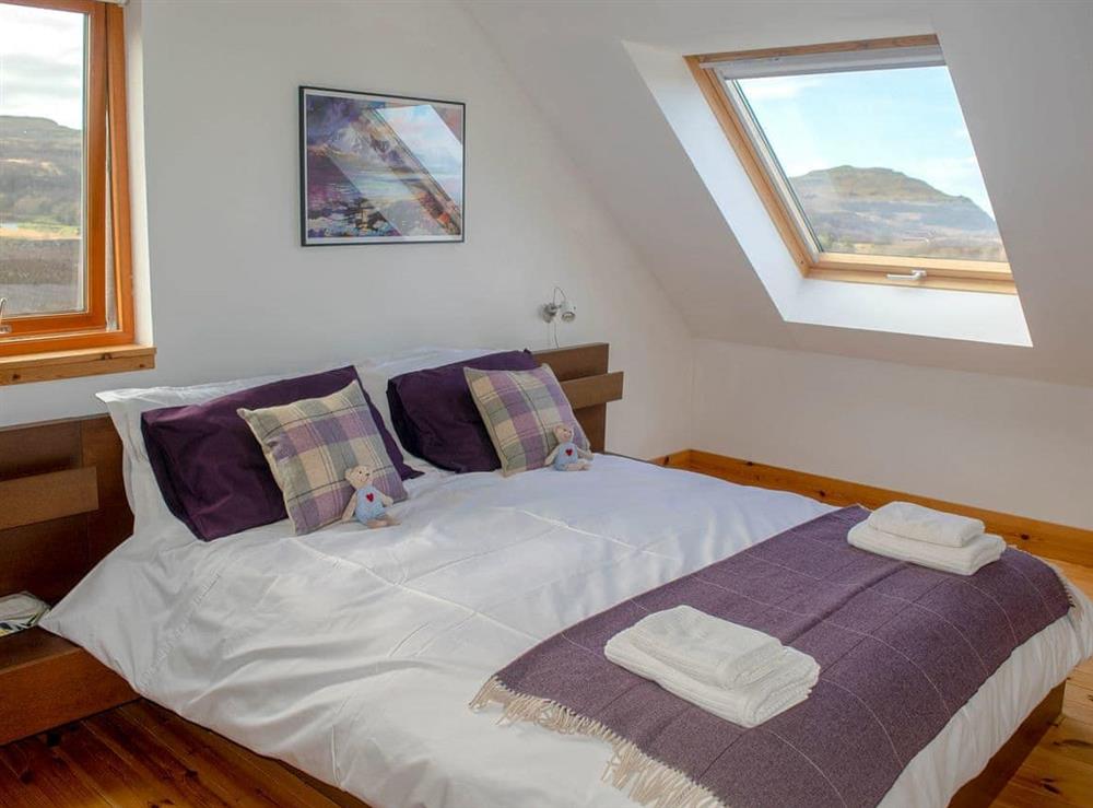 Double bedroom at Seascape in Fiskavaig, Carbost, Isle of Skye. , Isle Of Skye