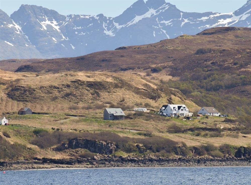 Situated close to the shore on the beautiful yet rugged Isle of Skye