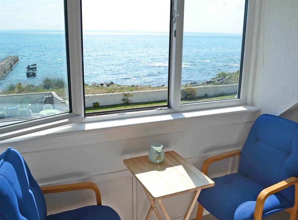 Amazing sea views from double bedroom at Seascape in Hilton, near Tain, Highlands, Ross-Shire