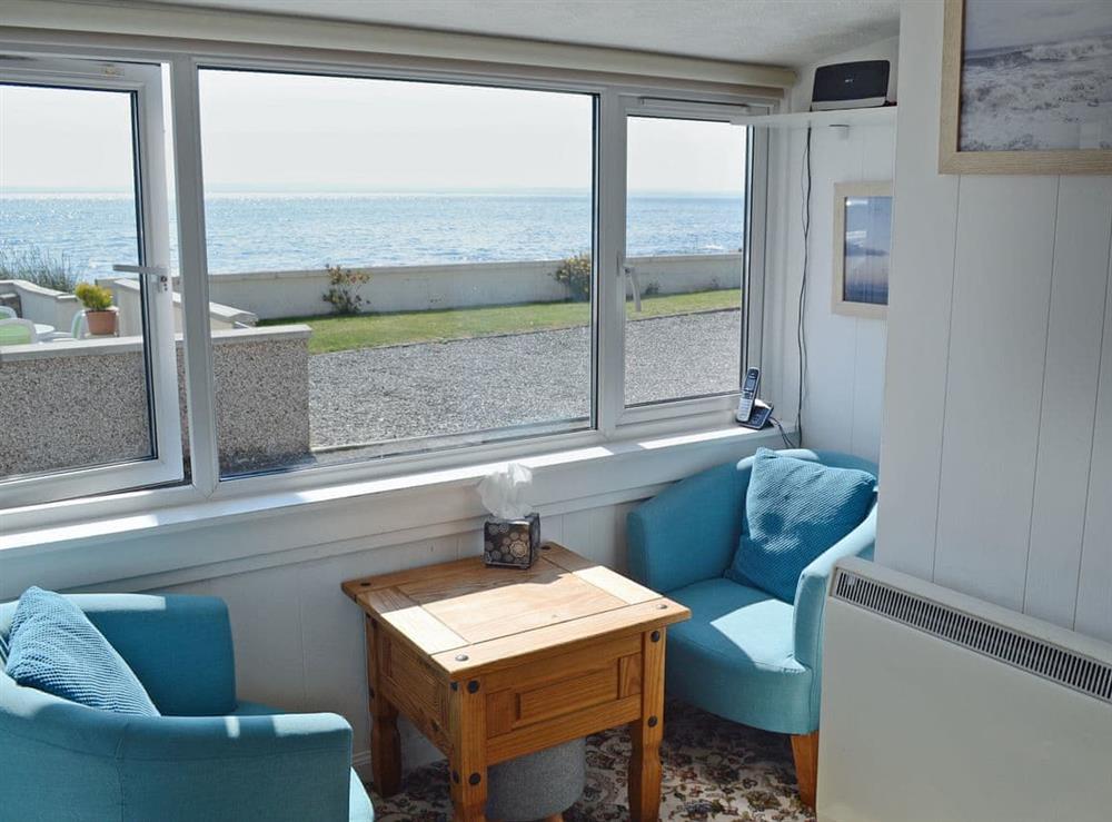 Fantastic sea views from living area at Seascape in Hilton, near Tain, Highlands, Ross-Shire