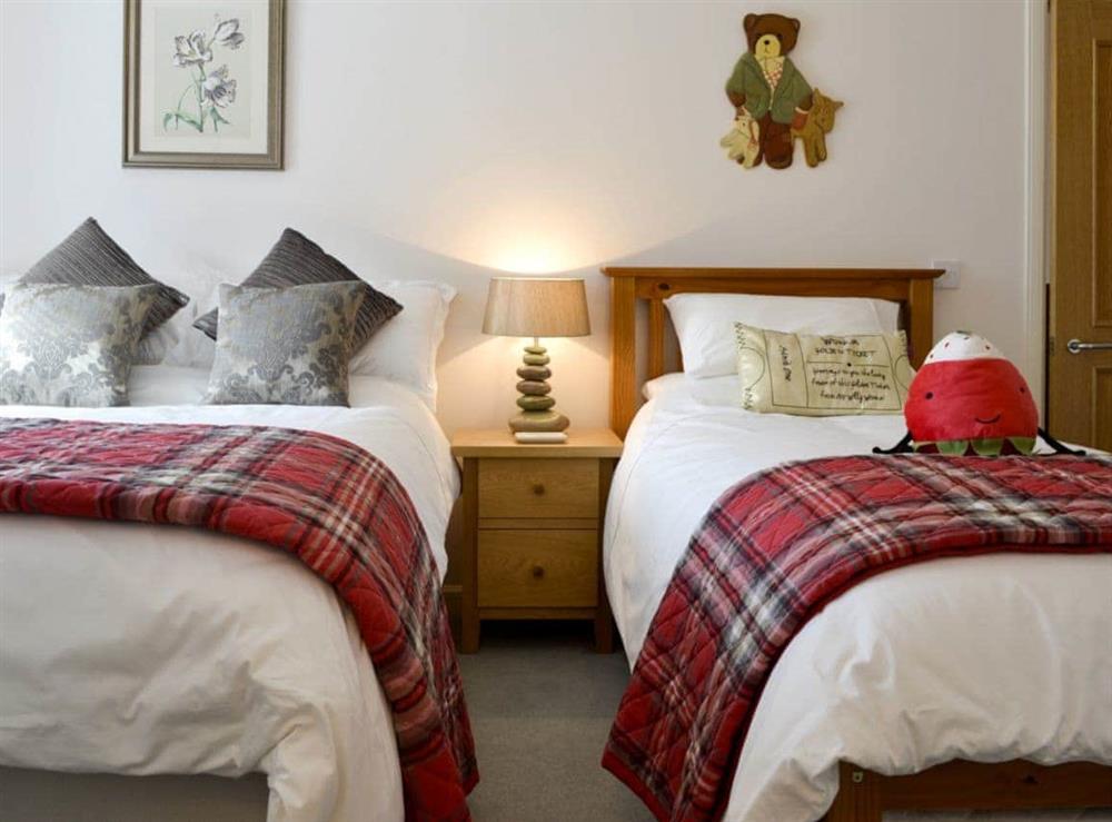 Bedroom with a double and single bed (photo 2) at Seascape in Inverboyndie, near Banff, Aberdeenshire