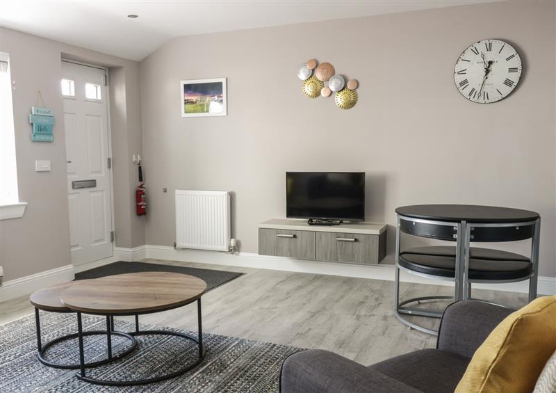 The living area at Seascape, Kinghorn