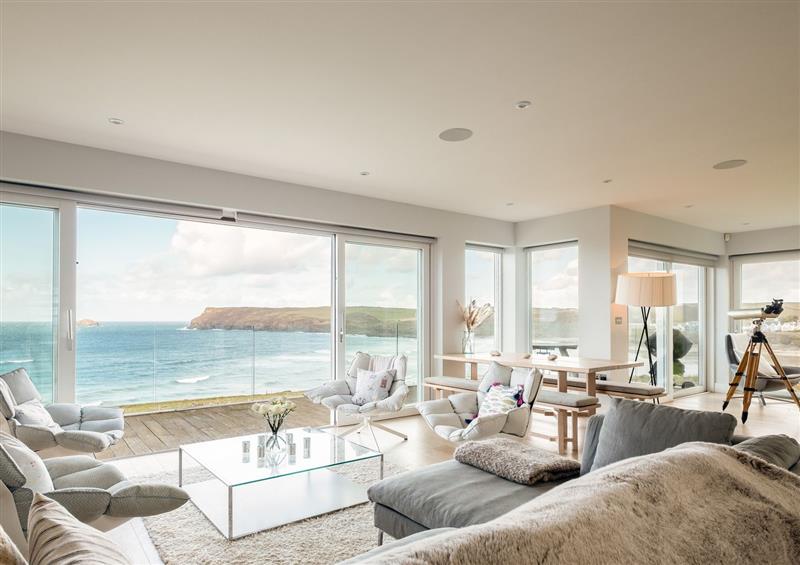 Enjoy the living room at Seascape, Polzeath