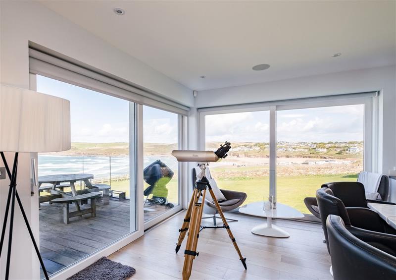 Relax in the living area at Seascape, Polzeath