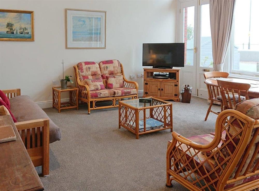 Living area at SeaScape in Ramsgate, Kent