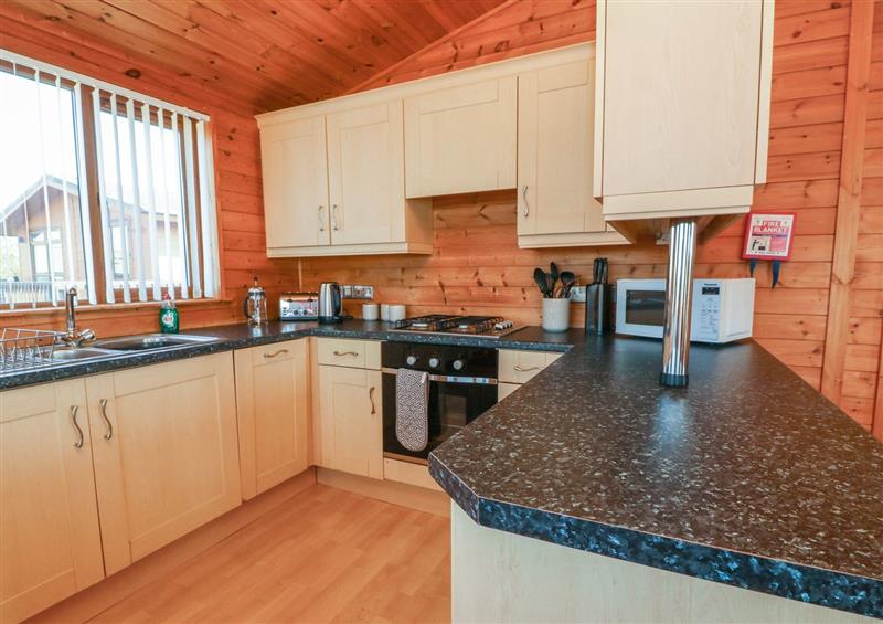 This is the kitchen at Seascape Retreat, Ilfracombe