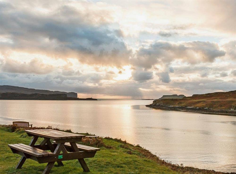 In and Idyllic setting at Seascape in Staffin, Isle Of Skye