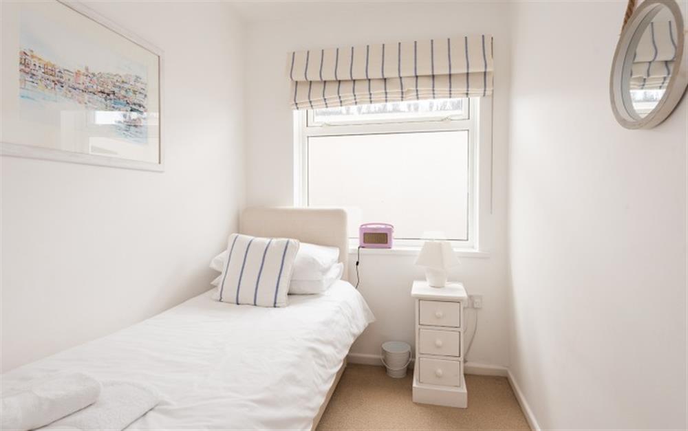 This is a bedroom at Seascape in Thurlestone