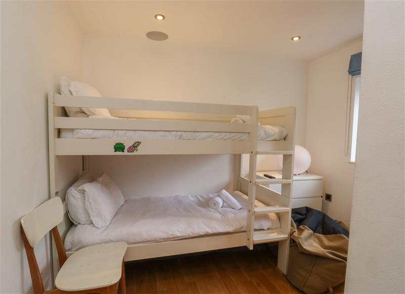 One of the bedrooms at Seascape, Woolacombe