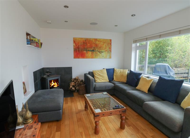 Relax in the living area at Seascape, Woolacombe