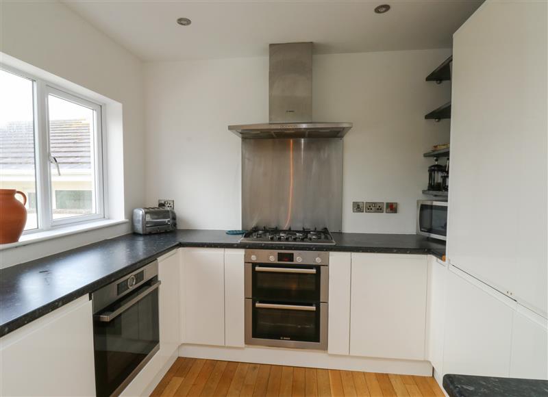 The kitchen at Seascape, Woolacombe