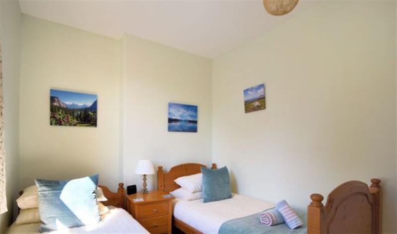 One of the bedrooms at Seascapes, Lyme Regis