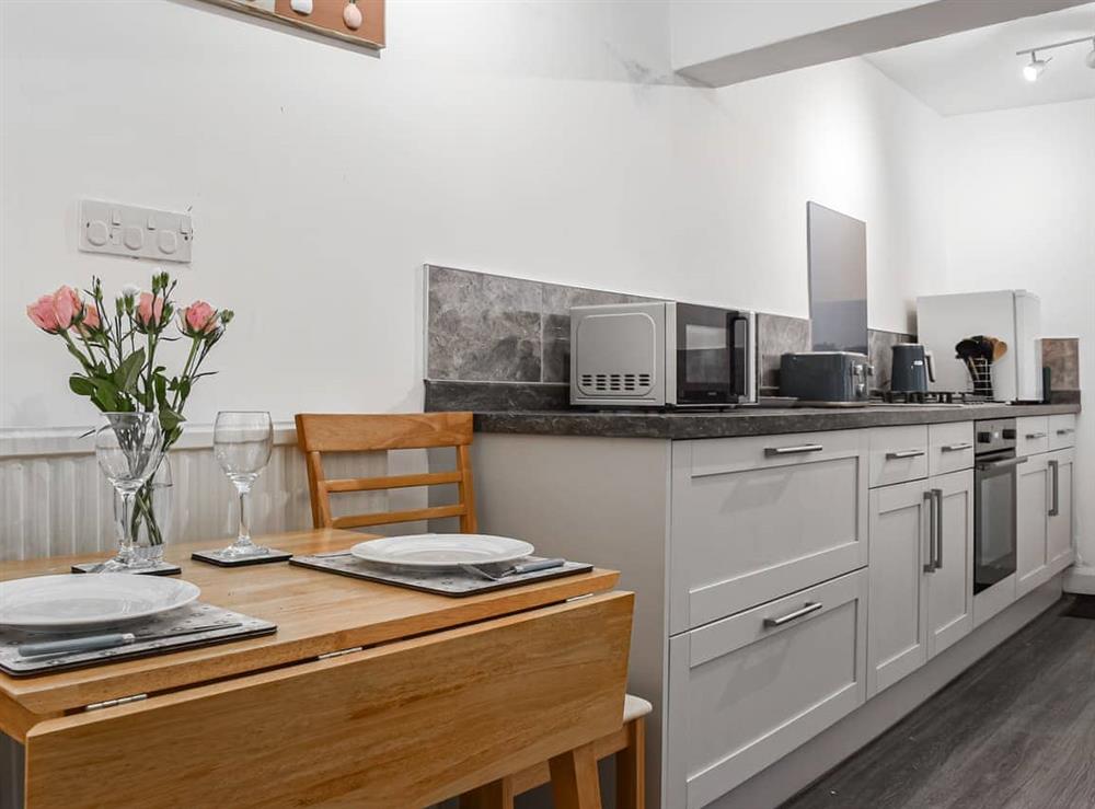 Kitchen/diner at Seashell Apartment in Scarborough, North Yorkshire