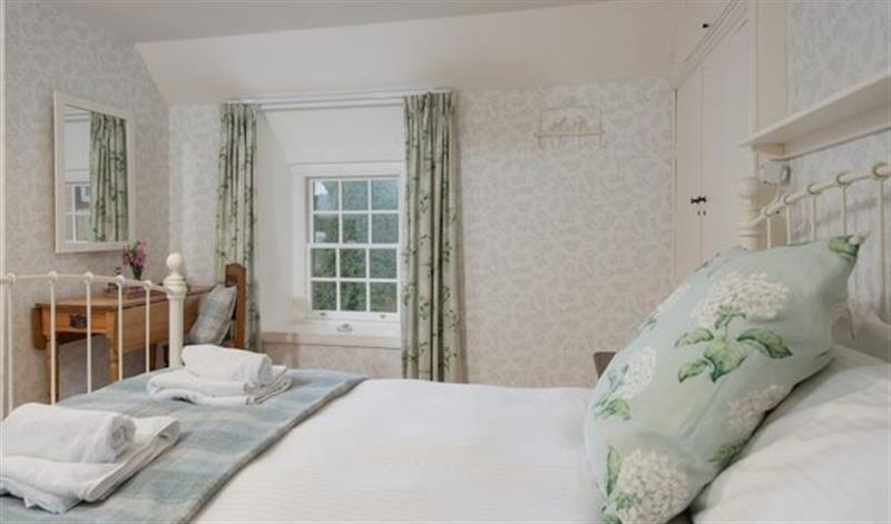 One of the bedrooms at Seashell Cottage, Cromarty