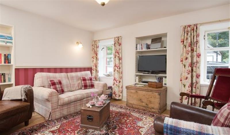 The living room at Seashell Cottage, Cromarty