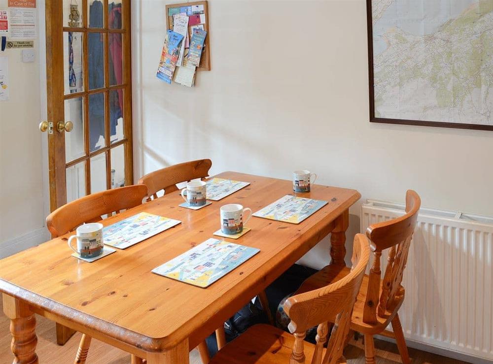Lovely dining area at Seashell Cottage in Fishertown, near Nairn, Morayshire