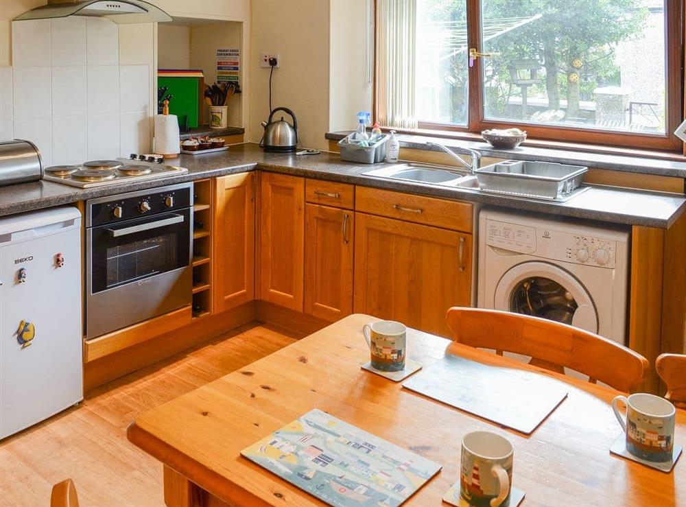 Spacious and well appointed kitchen/diner at Seashell Cottage in Fishertown, near Nairn, Morayshire