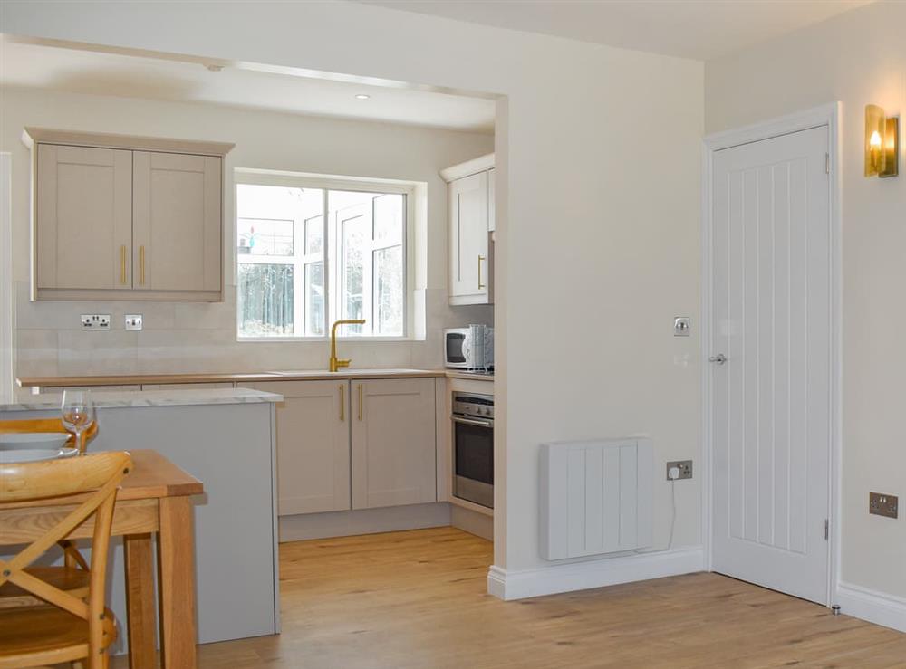 Kitchen at Seashell Haven in Beadnell, near Chathill, Northumberland