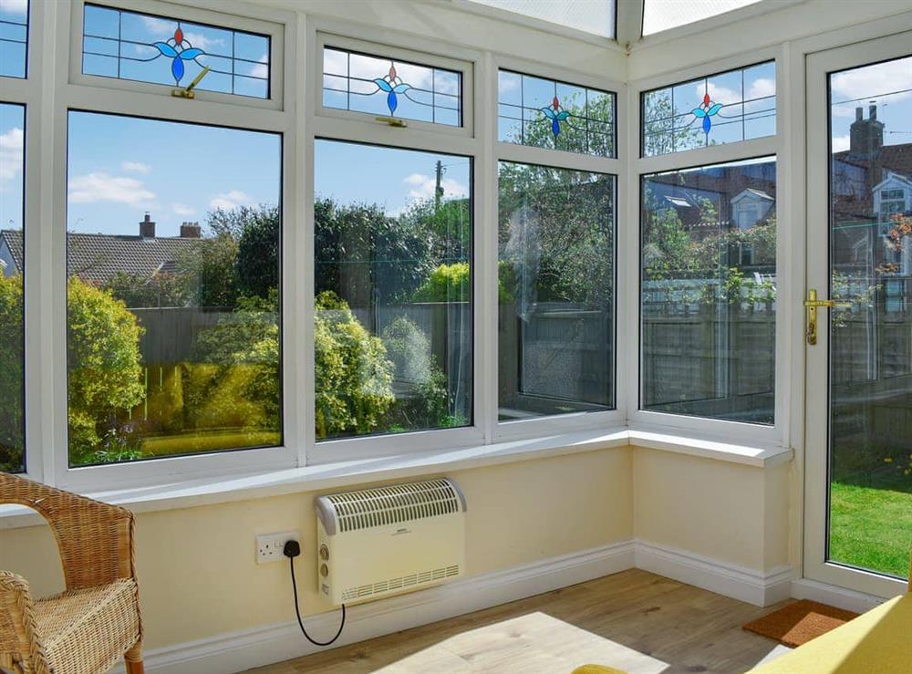 Veranda at Seashell Haven in Beadnell, near Chathill, Northumberland