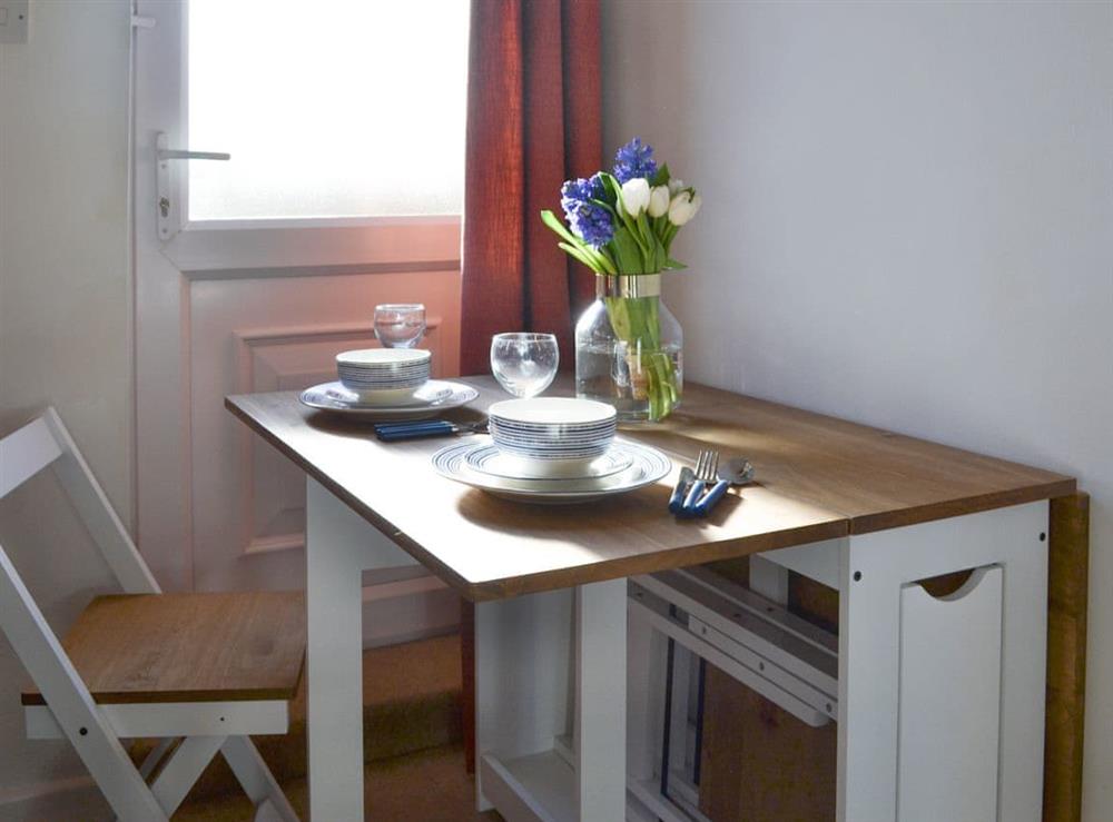 Convenient dining area at Seashell Heights in Mundesley, near North Walsham, Norfolk