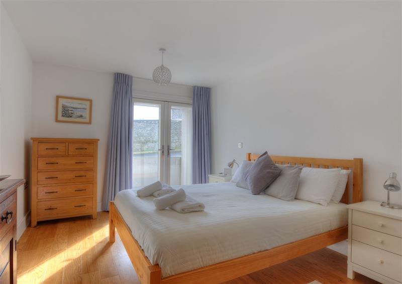 One of the 2 bedrooms at Seashell, Lyme Regis