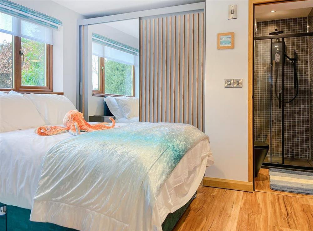 Double bedroom at Seashells in Dunster, near Minehead, Somerset