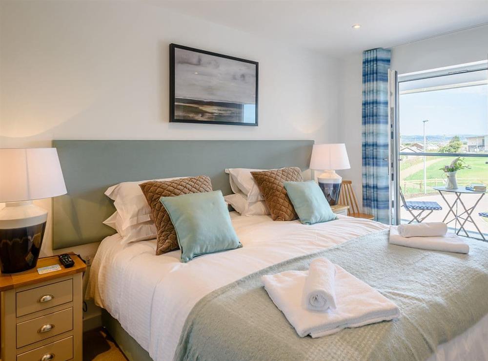 Double bedroom at Seashells in Instow, Devon