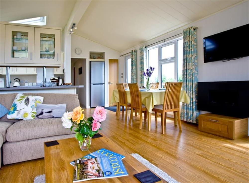 Open plan living space at Seashells in Salcombe Retreat, Salcombe