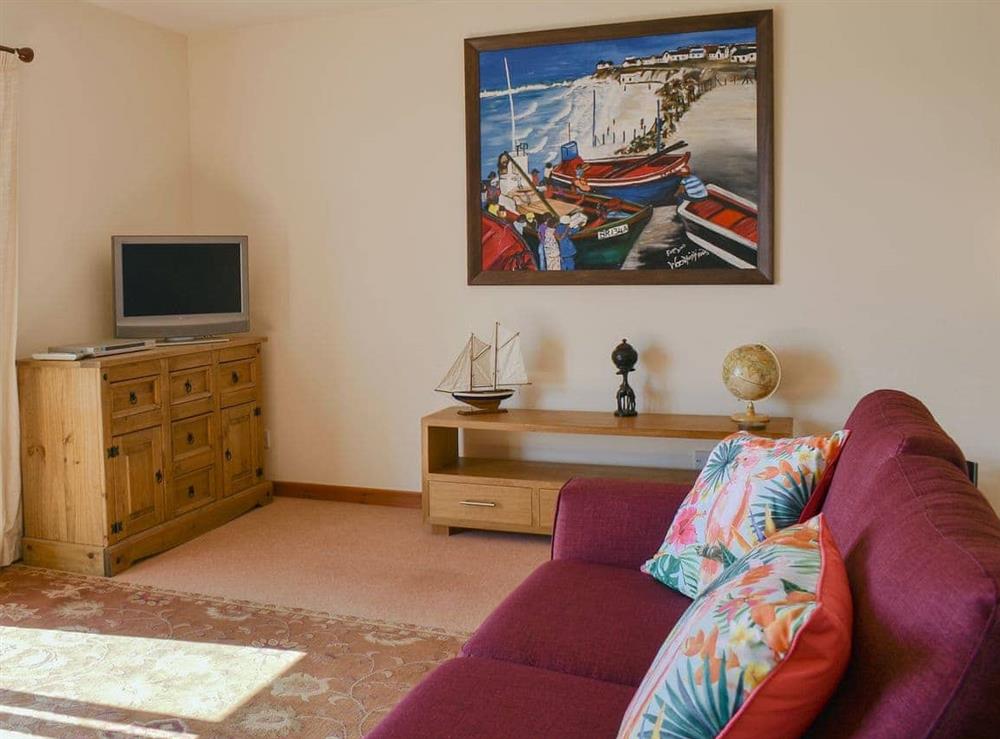 Comfortable living room (photo 2) at Seashore Retreat in Johnshaven, near Montrose, Aberdeenshire