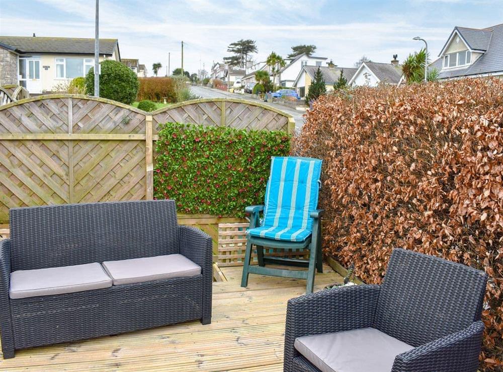 Sitting-out-area (photo 2) at Seaside Cottage in Benllech, Anglesey, Gwynedd