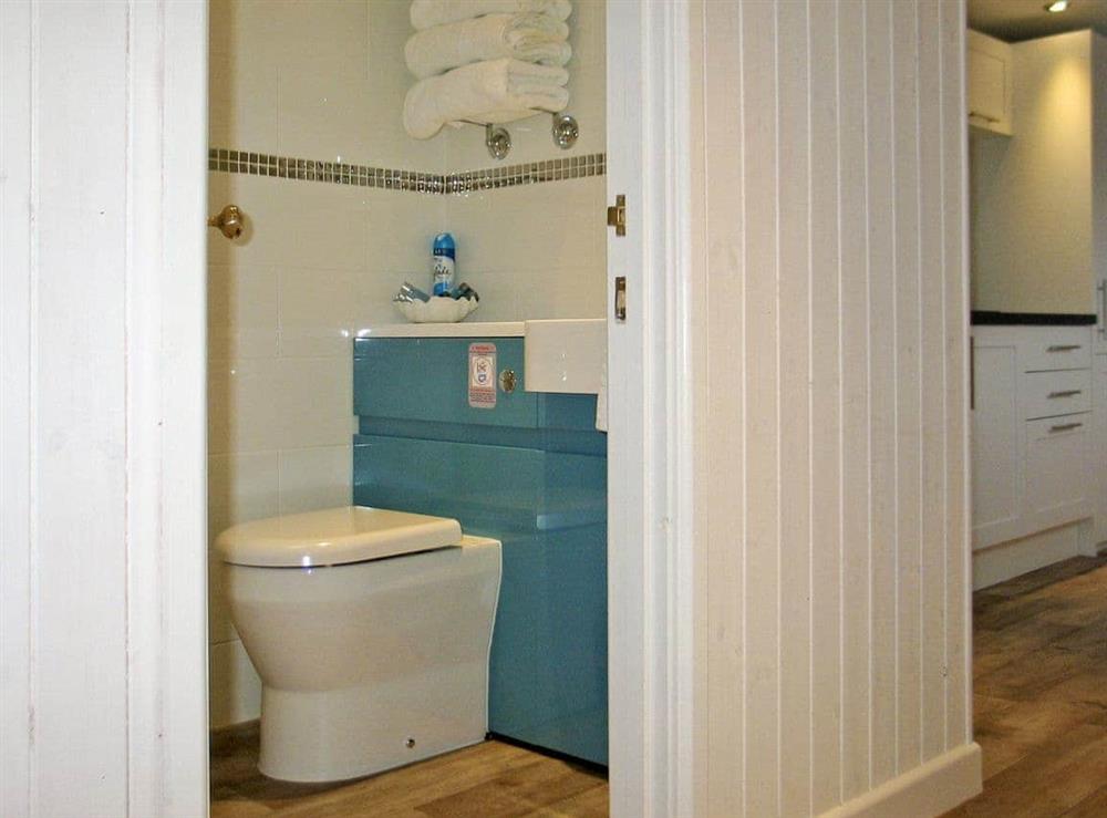 Bathroom near utility room at Seaside Cottage in Coulderton Beach, near St Bees, Cumbria
